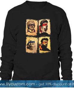 Donatello Raphael Leonardo Michelangelo Sweatshirt