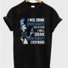 Dr Seuss I Will Drink Bud Light Here Or There I Will Drink Bud Light T-Shirt   SU