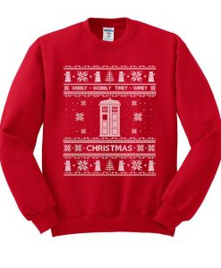Dr Who ugly christmas sweater sweatshirt