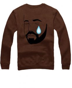 Drake crying swaetshirt back