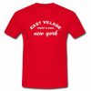 East village t shirt