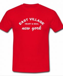 East village t shirt