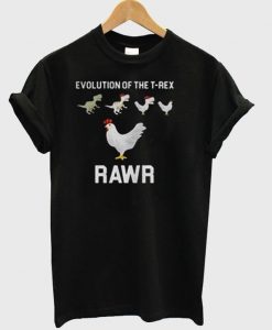 Evolution of the T-rex Rawr T shirt   SU