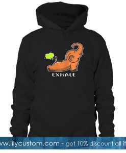 Exhale Elephant Yoga Hoodie