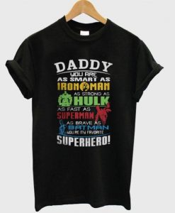 Father’s Day Super Hero Marvel T-Shirt