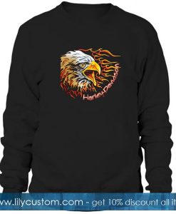 Flaming Eagle Head Sweatshirt