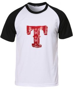 Floral Texas baseball tshirt