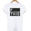 Free This White T shirt