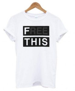 Free This White T shirt