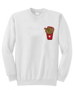 French Fries Patch sweatshirt