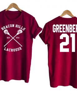 Teen Wolf shirt beacon hills tshirt GREENBERG 21 Tshirt