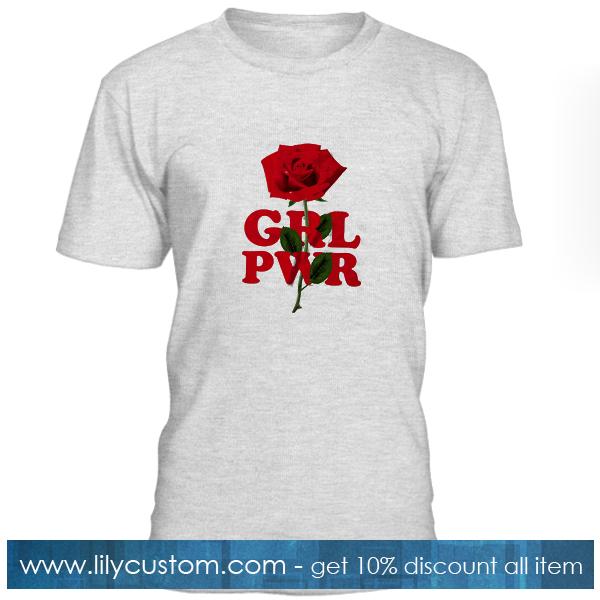 GRL PWR Flower T Shirt