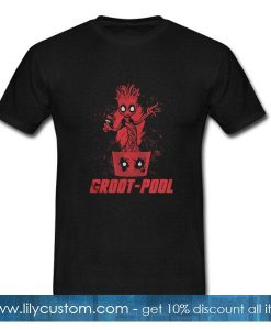 Groot-Pool Deadpool T-Shirt