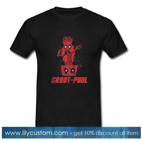 Groot-Pool Deadpool T-Shirt