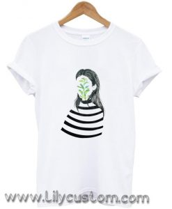 Hand Drawn Girl Illustration T Shirt (LIM)