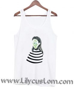 Hand Drawn Girl Illustration TankTop (LIM)