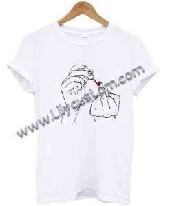 Hand Embroidery T Shirt Ez025