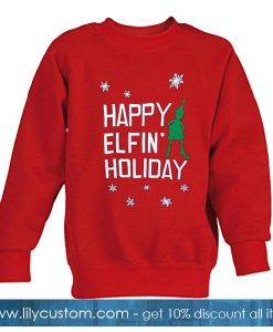 Happy Elfin Holiday Sweatshirt