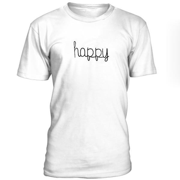 Happy Font Tshirt
