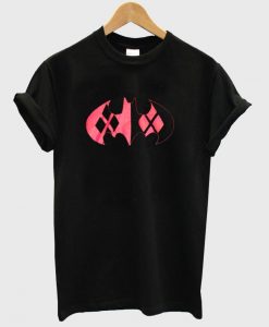 Harley Quinn Bat Logo Shirt