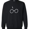Harry potter Glasses black sweatshirt