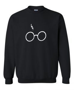 Harry potter Glasses black sweatshirt