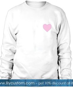 Heart Pink Logo Sweatshirt