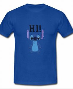 Hi Stitch  T Shirt SU