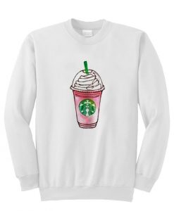 Hoodie with starbucks frappe