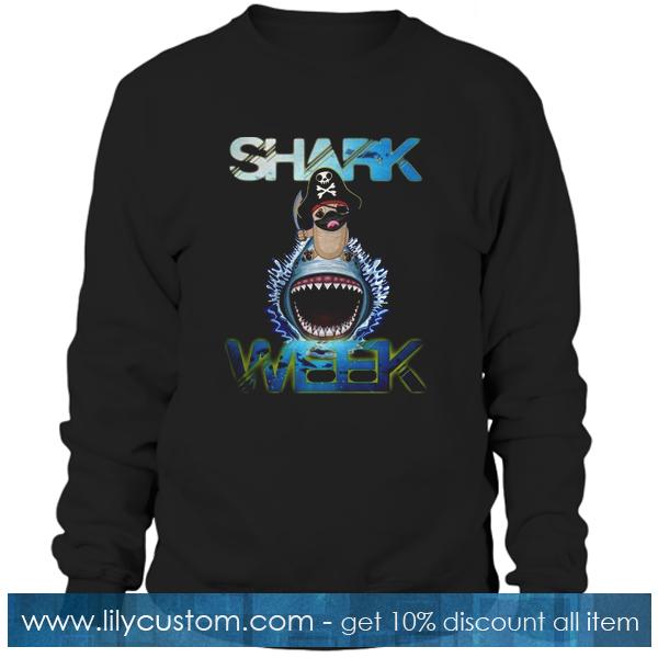 I Love Sharks Week and Sweatshirt