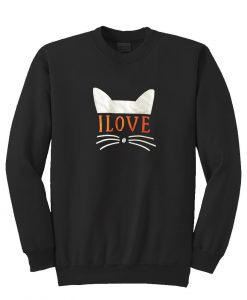 I love cat sweatshirts