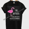 I'm Retired My Job Is To Collect Flamingos T Shirt Ez025