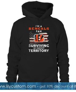 I’m a Bengals fan surviving in enemy territory Hoodie
