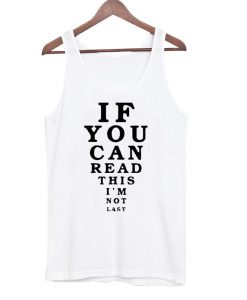 If you can read tanktop