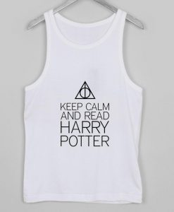 Keep Calm And Read Harry Potter tanktop