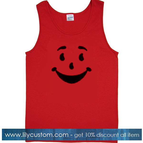 Kool Aid Man Face Tank Top