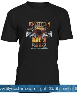 Led Zeppelin Inglewood California Concert Tour T Shirt