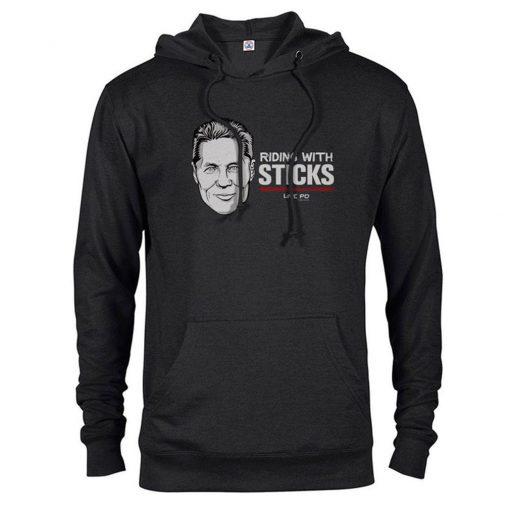 Live PD Riding with Sticks Hoodie