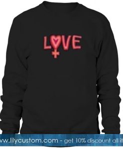 Love Font Sweatshirt