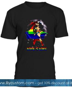 Love Is Love Wonder Woman Tshirt