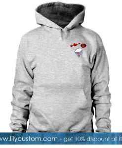 Love Lips Flash Logo Hoodie