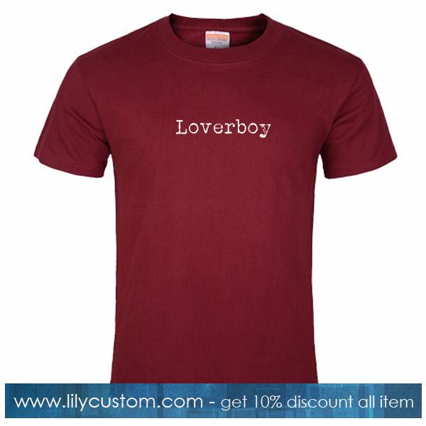 LoverBoy Font Tshirt