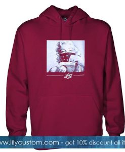 Marilyn Monroe LIT Maroon Hoodie