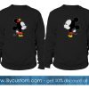 Mickey Minnie Mouse Cute Couple Sweatshirt