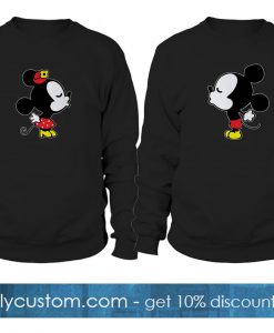 Mickey Minnie Mouse Cute Couple Sweatshirt