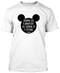 Mickey Mouse Growing Old tshirt