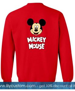 Mickey Mouse Sweatshirt Back