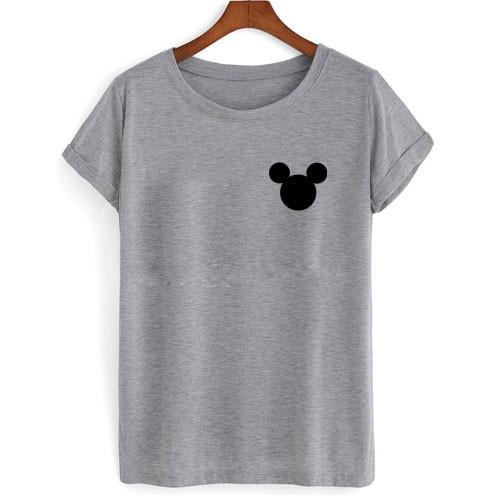 Mickey Mouse head and ears t shirt