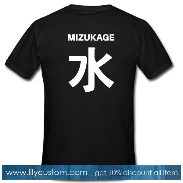 Mizukage Naruto Tshirt Back