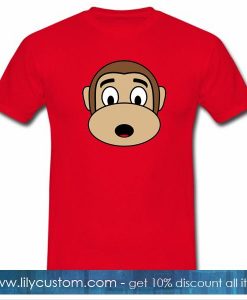 Monkey Face Emoji T Shirt